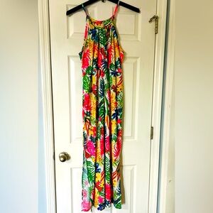 Tropical Multicolor Maxi Dress